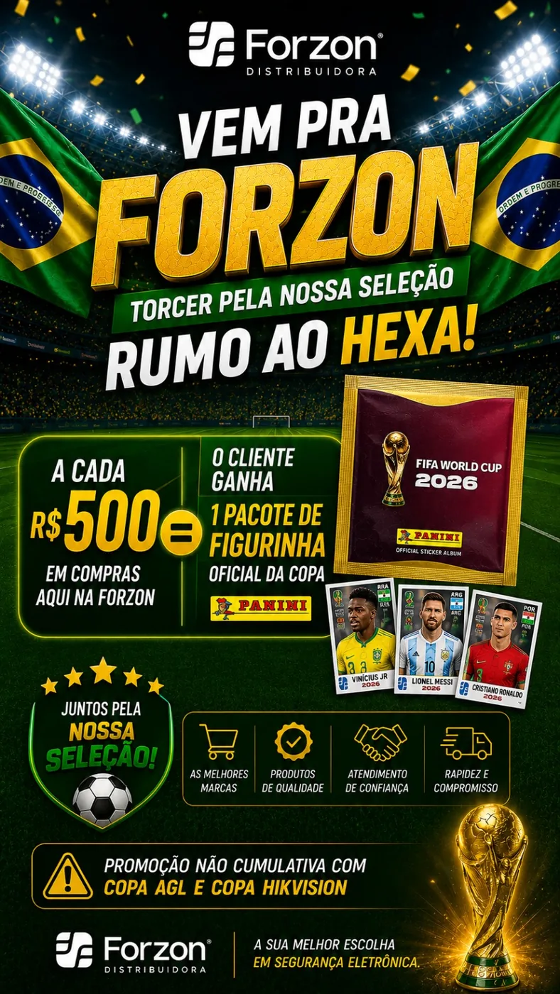 Campanha de figurinhas da Copa 2026 Forzon